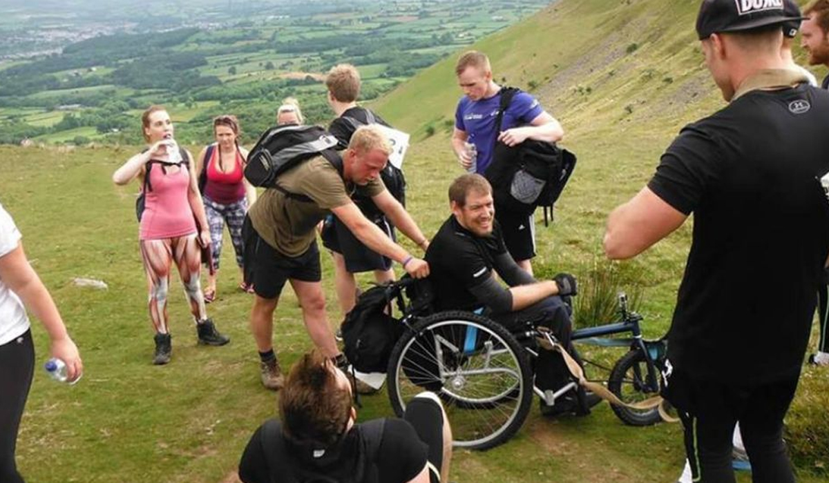 climb Everest on crutches